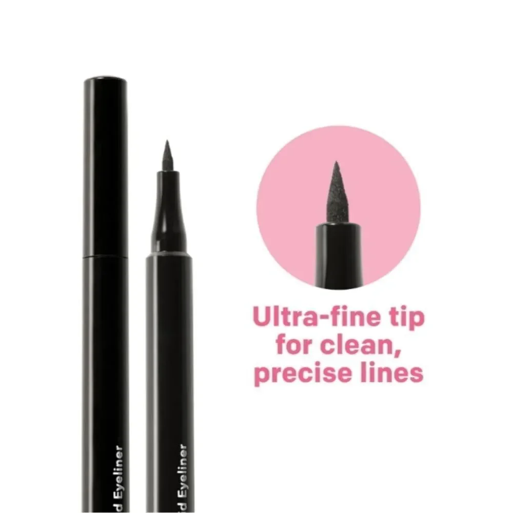 3 x Almay Conditioning Liquid Eyeliner Waterproof Hydrating 030 Navy